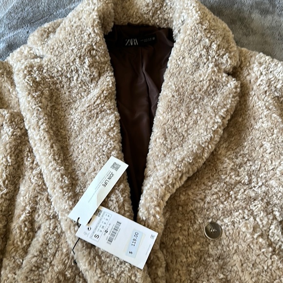 COPY - Zara Fleece Coat - Picture 1 of 4